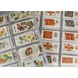 Cigarette Cards, Mixture, two hardback slot in albums containing part sets and a collection of loose