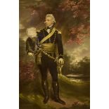 After Sir William Beechey R.A. (1753-1839), colour aquatint full length portrait 'John Penn Esq.'