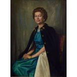 Bernard Hailstone R.P. (1910-1987), a highly important and finished oil on canvas portrait of HM