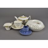 A collection of mid-20th century breakfast ware, including Ashbead Pottery, Spode, Wedgwood, and
