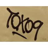 Contemporary art Tox, Tox 09, Print, Signed and numbered 50/75, 56 cm x 75 cm, water damaged