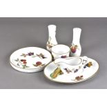 A collection of Royal Worcester Evesham pattern ceramics, to include four round vegetable tureens