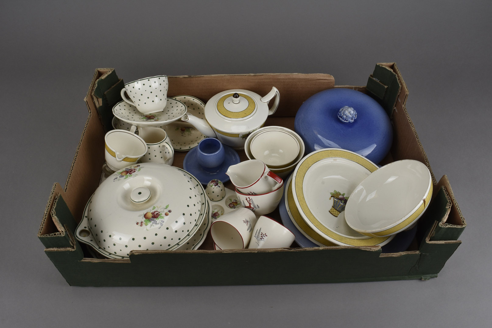 A collection of mid-20th century breakfast ware, including Ashbead Pottery, Spode, Wedgwood, and - Image 2 of 2
