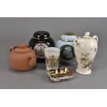 A collection of modern Worcester, Beswick and other British factories, commemorative china including