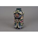A Moorcroft Pottery vase, signed and designed by Rachel Bishop for Liberty's of London, of waisted