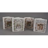 A collection of Border Fine Arts Brambly Hedge characters, plus the book money boxes, and books on