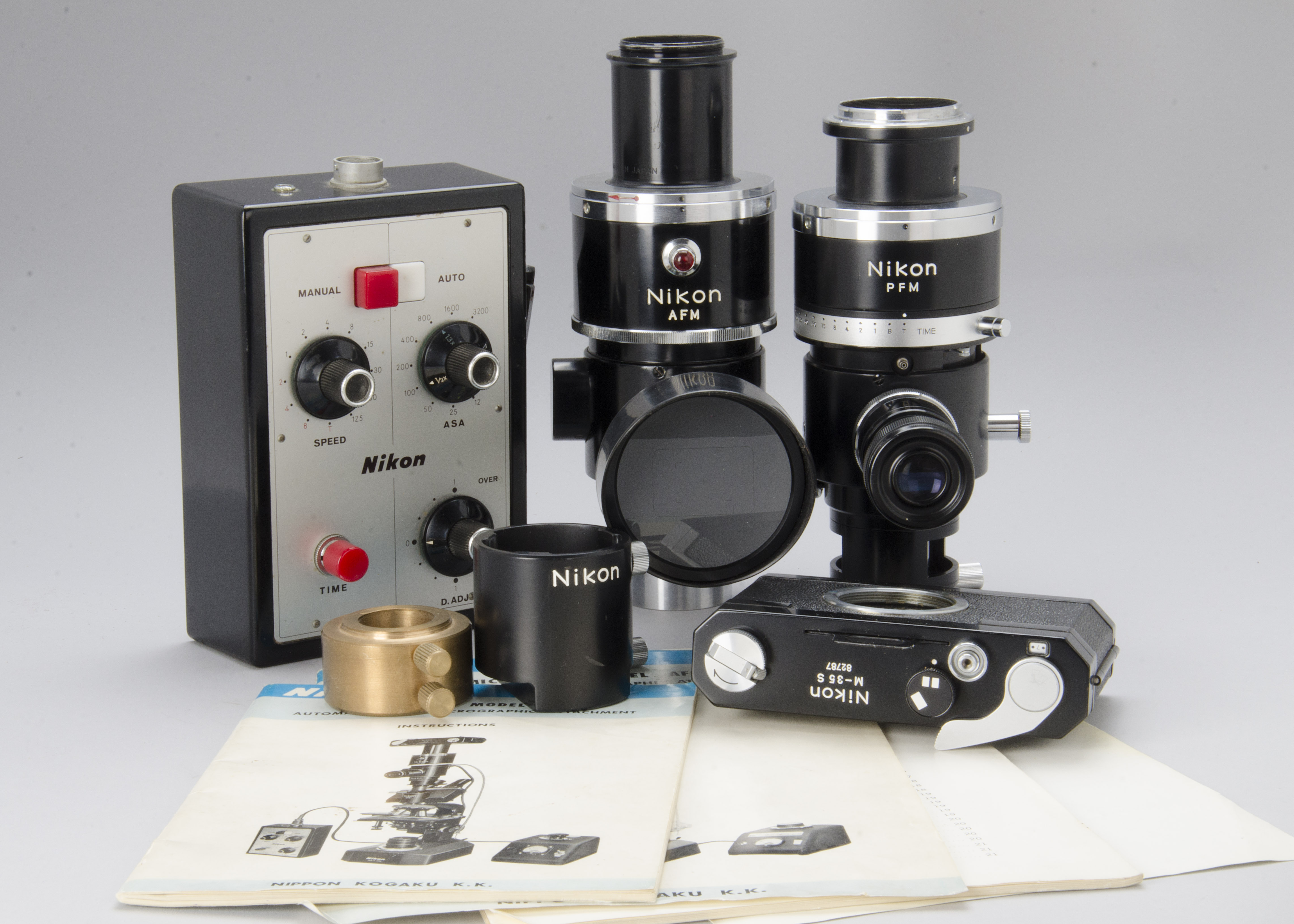 Nikon Microflex Equipment, an AFM set with control box, two Microflex ...