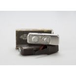 A Riga Minox VEF Camera, stainless steel, serial no. 02177, with early 12 tooth take up spool, G,