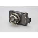 A Zeiss Kolibri Camera, no.T37316, with an f3.5 50mm Jena Tessar lens no. 1255323, body, G,