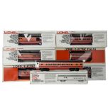American O Gauge Extruded Aluminium Coaching Stock by Lionel, in Southern Pacific 'Daylight'