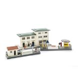 HO Gauge Station and Level Crossing by Ferrovie Elettrici in Miniatura (Milan Italy), the station