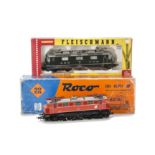 Roco and Fleischmann HO Gauge Electric Locomotives, Roco OBB orange BR 1670 and Fleischmann 4340 SBB