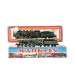 Marklin HO Gauge 3-rail Steam Locomotives, comprising ref 3083, a 4-6-2 locomotive and tender no