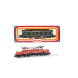 Marklin HO Gauge 3-rail pair of Austrian Overhead Electric Locomotives, ref 3159, a Co-Co no 120