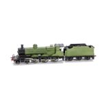 An 00 Gauge kitbuilt Great Central Railway green Class B5 'Fish Engine' 2-6-0 Locomotive and