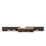 A rake of 00 Gauge kitbuilt Great Central Railway Non-Corridor Suburban Coaches, comprising All