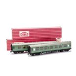 Hornby Dublo 00 Gauge SR Super Detail Corridor Coaches, 4054 1st/2nd Export issue (foxing around