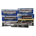 American O Gauge ALCO Diesels and Coaching Stock by K-Line, the 'AA' Diesels comprising dual-motored