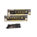 Wrenn 00 Gauge Standard Tank and Pullman Coaches, BR black 2-6-4 Tank No 80033, in 0-6-2T box with