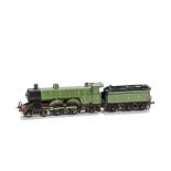 An 00 Gauge kitbuilt GNR green Ivatt large Atlantic 4-4-2 Locomotive and Tender No 290, built and