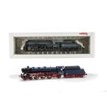 Marklin HO Gauge 3-rail German Steam Locomotives, ref 3393 a 2-10-0 locomotive and tender no 52 3604