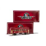 Modern Lionel Classics 'Standard Gauge' American Coaching Stock, comprising 323 Baggage car, 324