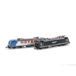 Trix HO Gauge Electric Locomotives, 22090 Class 185 MRCE black and 22084 Class 185 Hoyer Rail