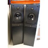 Speakers, Mordaunt - Short 25L Serial 665332 black reasonable case - connection panel detached on
