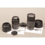 Lumix Telephoto Zoom Lenses, an G Vario F4-5.6 45-200 Mega OIS with a G Vario F4-5.6 100-300mm