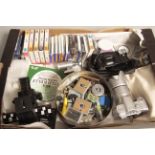 Accessories, an Olympus XA camera, a Leitz large ball head and much more (a lot)