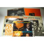 Jazz, eighty plus albums of various years and conditions including a number of Count Basie and