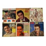 Elvis Presley, ten Original Mono UK release albums on the RCA Victor Large Silver Spot Labels,