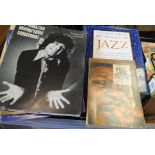 Books, twenty books including a number of Jazz reference books plus approximately forty magazines