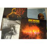 Count Basie, approximately eighty albums of various years and conditions including Live in Japan,