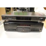 CD Player and Tuner, Technics stereo synthesizer tuner and Pioneer CD player PD-S702 untested