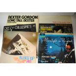 Jazz, eighty plus albums of various years and conditions including Dizzy Gillespie, Dexter Gordon