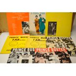 Reggae Albums, Prince Buster, eight Lp Records mainly in fair condition