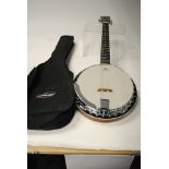 Banjo, Ozark six string good condition with soft case