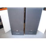 Speakers, pair of Gerwin-Vega! VE-15, W 16.5" x D 16.5" x H 36" very good condition untested