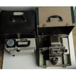 A cased Saville Slide projector, Pro Slide Solo together with a cased Aldis slide projector (2)