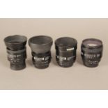 Nikon AF Fast Lenses, a 35mm F2, a 50mm f1.4, a 55mm f2.8 Micro with a 85mm f1.8 (4)