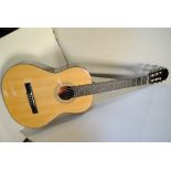 Guitar, Manuel Ferrino handmade student classical MFS44 Serial MF90011 generally good condition with