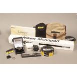 Nikon Promotional Items, bags, banner (approx. 160x60cm), bunting, badges, baseball cap, biro, boxed