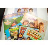 Bay City Rollers, twelve various 1970s related magazines sold with three LP records