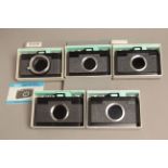 Nikon Microscope Cameras, 5 examples of the M-35 S Dark Box each in makers box (5)