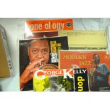 Jazz, eighty plus albums various years and conditions including George Kelly, Ronnie Lang, Jonah