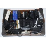 A selection of compact and Instamatic cameras, including Pentax, Canon, Kodak etc (two boxes)