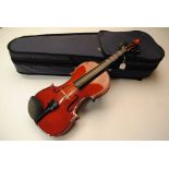 Violin, half size Primavera with bow in good condition with hard case