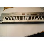 Keyboard, Roland A-37 midi keyboard controller with leads untested