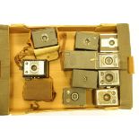 A collection of box cameras, to include Brownie, Coronette and other examples (two boxes)